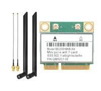 Tolaily Scheda WiFi 7 PCI-E WiFi BE200 BE200HMW 8774Mbps 2,4G/5G/6GHz per adattatore di rete Bluetooth 5.4 802.11BE Antenna esterna