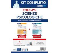 EdiTEST. Kit completo scienze psicologiche. Con software di simulazione. C...
