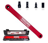 TOLCHENO Set di chiavi a cricchetto con prolunga offset, Pro Zero prolunga per chiavi a cricchetto con adattatori per attacco quadrato da 6,3 mm, 9,5 mm e 12,7 mm - Chiavi a cricchetto universali per