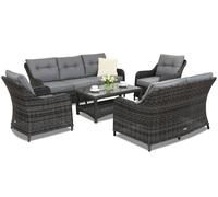 Toledo Coffee 7 Garden Point antracite mobili di lusso in technorattan
