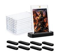 Tolesum 35PT Custodia Magnetica per Carte con Supporto 8 Pezzi | Set 8 Pezzi, Con 8 Supporti, Pellicola Protettiva, Anti-UV, Angoli Diamantati