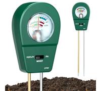Tolesum Misuratore di Terreno 3 in 1 per Casa e Giardino: Tester Semplice per PH, umidità e Nutrimento - Sensore per Piante Senza Batterie - Pratico Aiuto per Fiori, Vasi e Orto Domestico