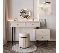 Toletta da trucco, con specchio con Luci LED 3 con Luminosità Regolabile per la Camera da Letto(120cm)