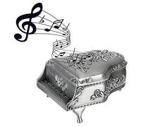 TOLIDA Scatola di Musica Pianoforte Antica Lega di Metallo Gioielli (Tu sei il mio sole)