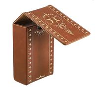 TOLIDA Scatola protettiva universale per tarocchi in pelle PU, custodia protettiva per la maggior parte delle carte dei tarocchi di dimensioni standard, organizer giornaliero per carte Oracle, scatola