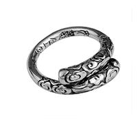 Tolldek Anello da uomo in argento Sterling 925 con cilindro, anello dell'amicizia punk rock, personalizzabile, Argento sterling, Senza zirconi