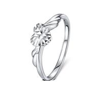 Tolldek Anello di proposta Platinum PT950 per matrimonio, stile classico, coppia di anelli platino, misura 49-70, 950 Platinum, Senza zirconi