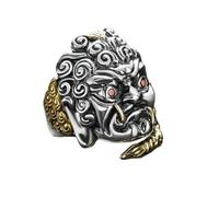 Tolldek Fede nuziale da uomo in argento Sterling S925 Acala Dio