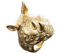 Tolldek Fedi nuziali da uomo in acciaio inox, 29 mm, anelli dell'amicizia punk rock, argento/oro, acciaio inox, Senza zirconi