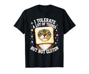 Tollero Molte Cose ma Non Il Pane per Gatti al glutine Maglietta
