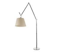 Tolomeo Mega Lampada da Terra Pergamena in Paralume 42 cm