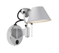 Tolomeo Micro Faretto Applique Senza Interruttore Alluminio