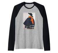 Tolosa Lautrec - Aristide Bruant nel Suo Cabaret Maglia con Maniche Raglan