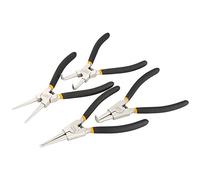 Tolsen PN11051518200171081 Kit di 4 pinze a punta tonda lunghezza 180 mm