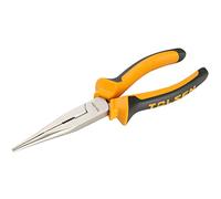 Tolsen pn11051518200171083 - Pinza a punta piatto dritta di lunghezza 200 mm