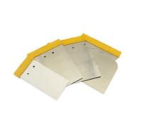 Tolsen PN15011610010172815 - Set di 4 raschietti, 50 mm, 80 mm, 100 mm, 120 mm, confezione da 4 pezzi