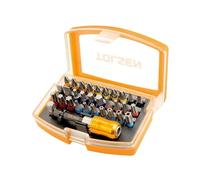 Tolsen - Set di punte per cacciavite e supporto magnetico, 32 pezzi, codice colore PZ, PH, a taglio, esagonali e Torx