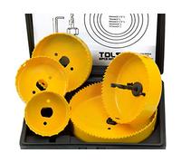 SET 8pz FRESE A TAZZA BI-METALLO 64-76-89-102-127mm