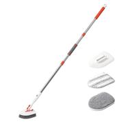 TOLUON Spazzola per pavimenti Certo, ecco un titolo del prodotto per elencare versatile spazzola per la pulizia della doccia con manico lungo regolabile setole rigide per la pulizia del pavimento del