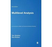 Tom A B Snijders Roel J Bosker Multilevel Analysis (Copertina rigida)