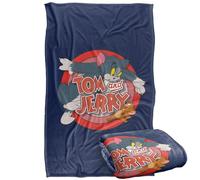 Tom And Jerry Cat Mouse Coperta super morbida al tatto setoso - 91 x 147 cm