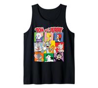 Tom And Jerry Character Squares Canotta