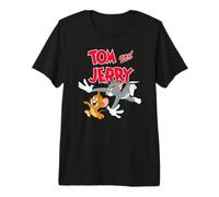 Tom And Jerry Chase Me Maglietta Premium