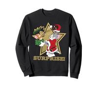 Tom And Jerry Christmas Surprise Felpa