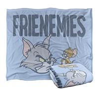 TOM AND JERRY Copriletto super morbido al tatto 152 x 127 cm