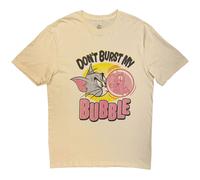 Tom and Jerry Don't Burst My Bubble ufficiale Uomo maglietta unisex