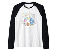 Tom And Jerry Gokko Bath Time Maglia con Maniche Raglan