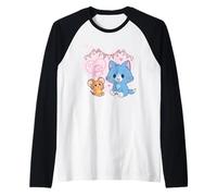 Tom And Jerry Gokko Heart Maglia con Maniche Raglan