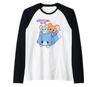 Tom And Jerry Gokko Kitty Ride Maglia con Maniche Raglan