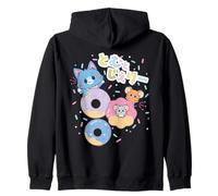 Tom And Jerry Gokko Yum Donuts Felpa con Cappuccio