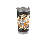 Tom and Jerry Let's Play Bicchiere termico in acciaio inox doppia parete