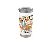 Tom and Jerry Let's Play Bicchiere termico in acciaio inox doppia parete