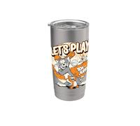 Tom and Jerry Let's Play Bicchiere termico in acciaio inox doppia parete
