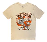 Tom and Jerry Let's Play ufficiale Uomo maglietta unisex