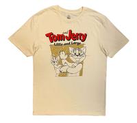 Tom and Jerry Little and Large autorizzato Uomo maglietta