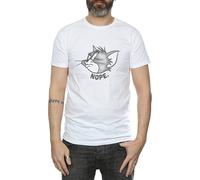 Tom and Jerry Nope Maglietta Viso Uomo (BI727)