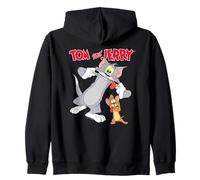 Tom And Jerry Silly Faces Felpa con Cappuccio