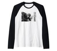 Tom Baker Doctor Who Attore nel 1980 Maglia con Maniche Raglan