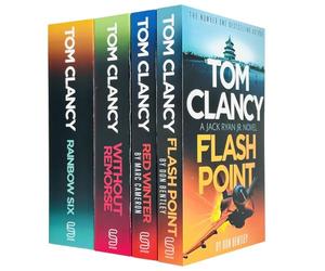 Tom Clancy Series 4 Books Collection Set By Don Bentley, Marc Cameron & Tom Clancy (Flash Point, Red Winter, Without Remorse, Rainbow Six)