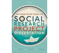 Tom Clark Liam Foster A How to do your Social Research Project or Di (Tascabile)