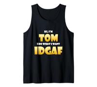 Tom Costume IDGAF Meme Personalized First Name Thomas Joke Canotta