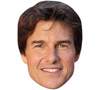 Tom Cruise (Brown Hair) Maschere di persone famose, facce di cartone