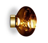 Tom Dixon Applique a LED Melt Surface Mini, 30 cm, oro Tom Dixon