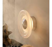 Tom Dixon applique a LED Press Sphere Mini, satinata Ø 22 cm Tom Dixon