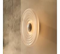 Tom Dixon applique a LED Press Sphere, satinata, Ø 35 cm Tom Dixon