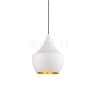 Tom Dixon Beat Fat Lampada a sospensione LED, bianco/ottone